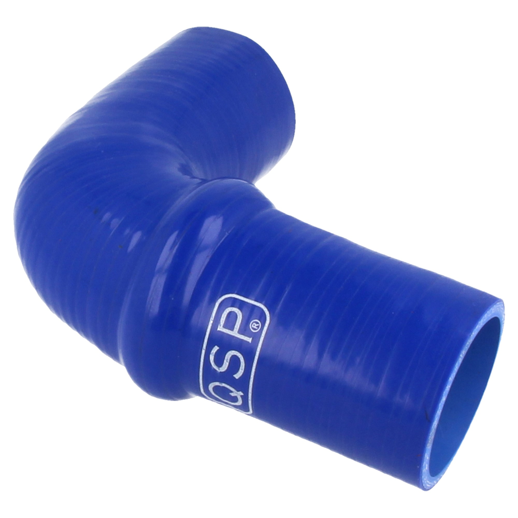 QSP Silikon Wulstverbinder - 90° Bogen - 102mm - Blau