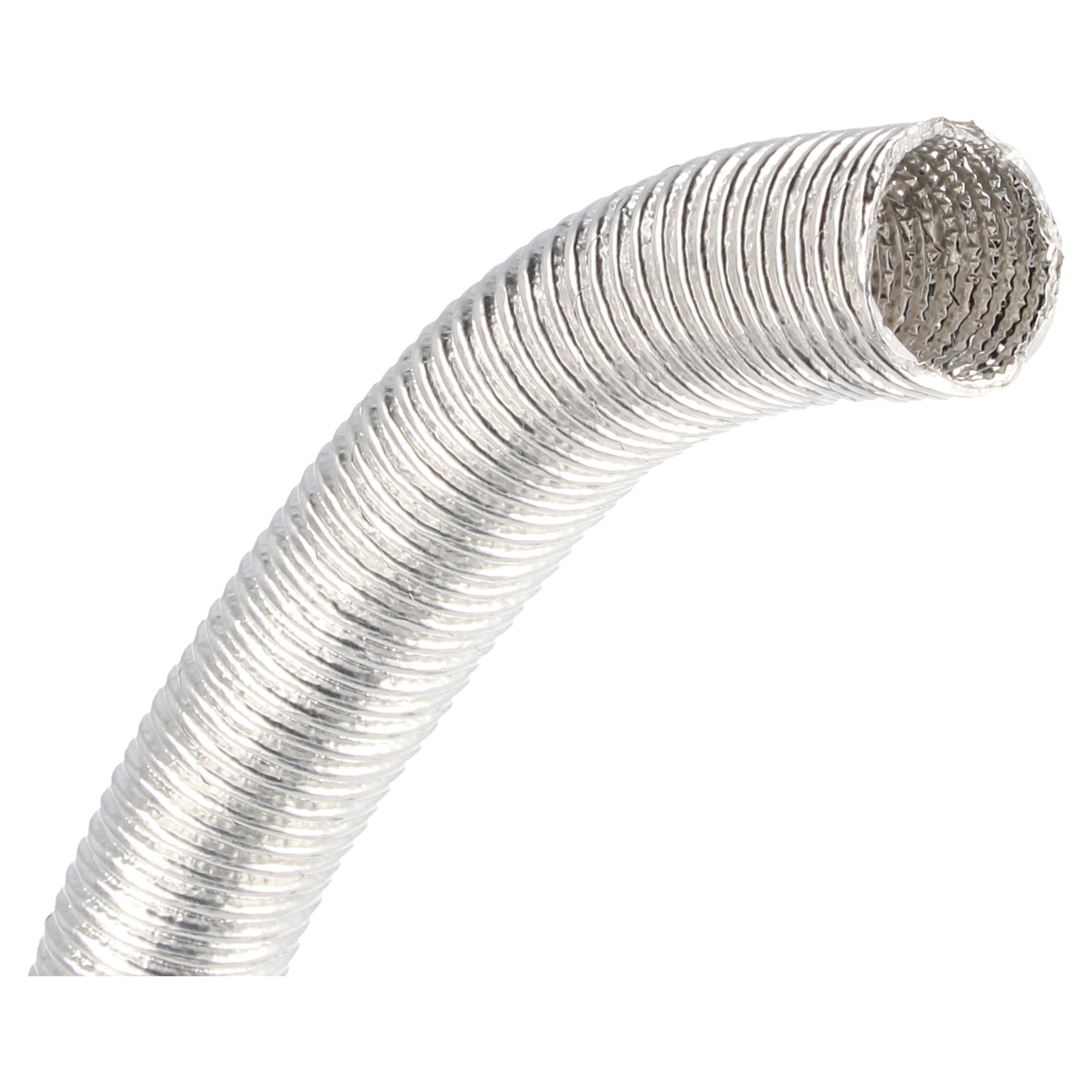 QSP Isolierschlauch Aluminium Glasfaser 2.5m x 10mm