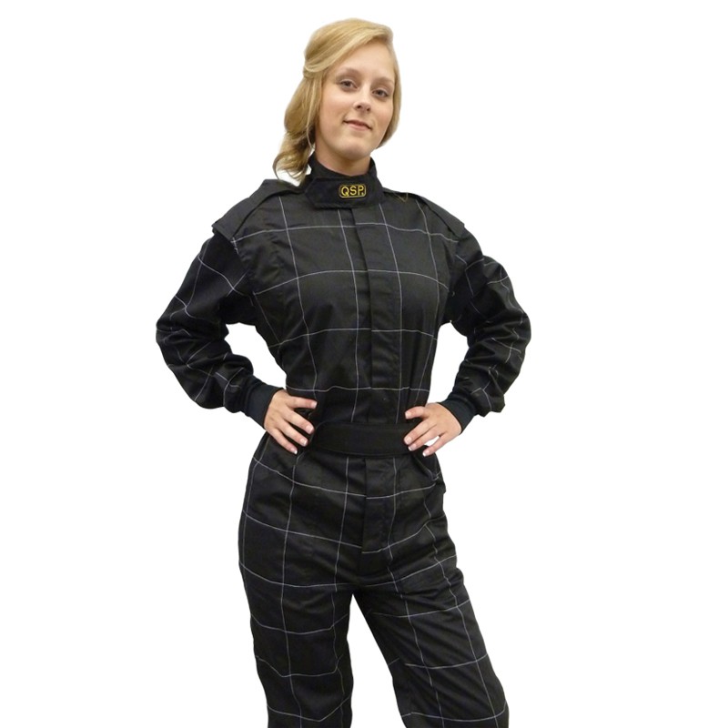 QSP Kart Motorsport Mechaniker Overall Schwarz Größe - 50