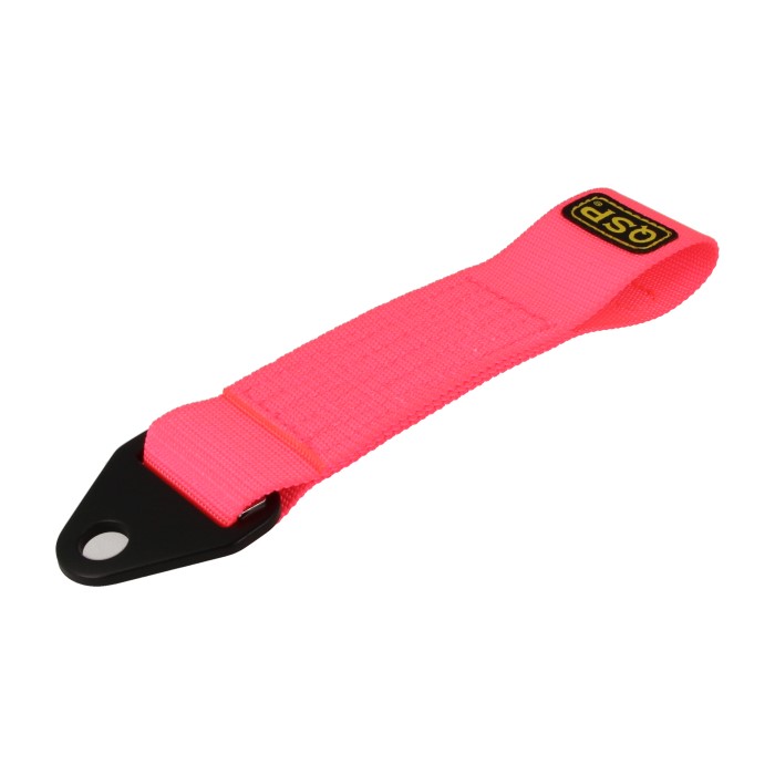 QSP Heavy Duty Abschleppschlaufe Fluor Pink 20 cm FIA