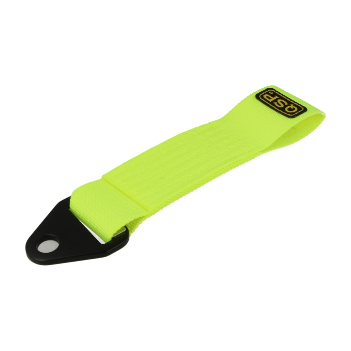 QSP Heavy Duty Abschleppschlaufe Fluor Gelb 20 cm FIA