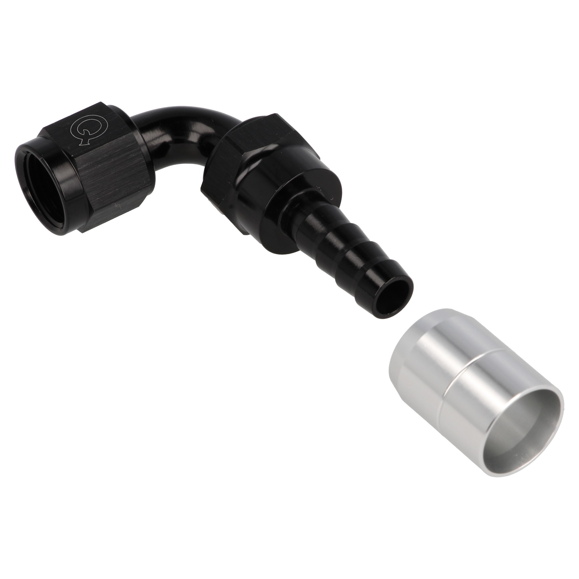 QSP shrink Fitting 90° AN6 Dash 6
