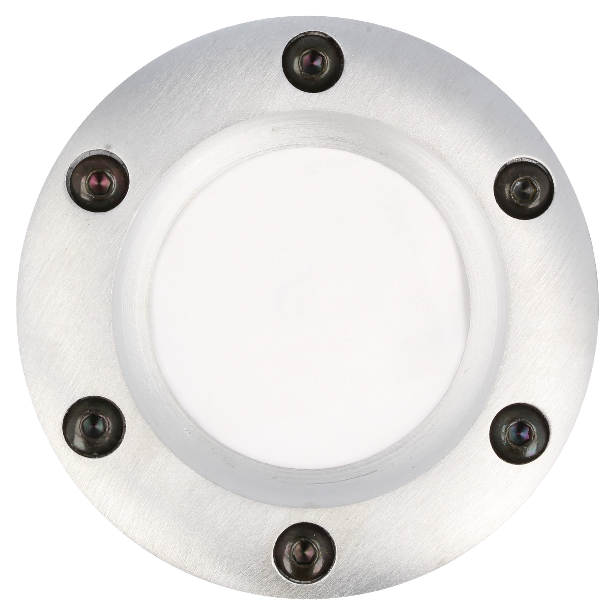 QSP Lenkradring Silber | Sportlenkrad Adapterring | inkl. längere Schrauben