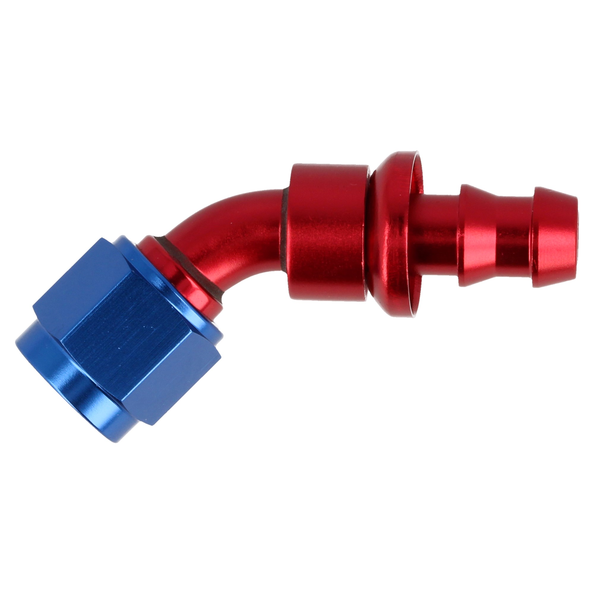 QSP Fitting push-on 45° AN4 Dash 4