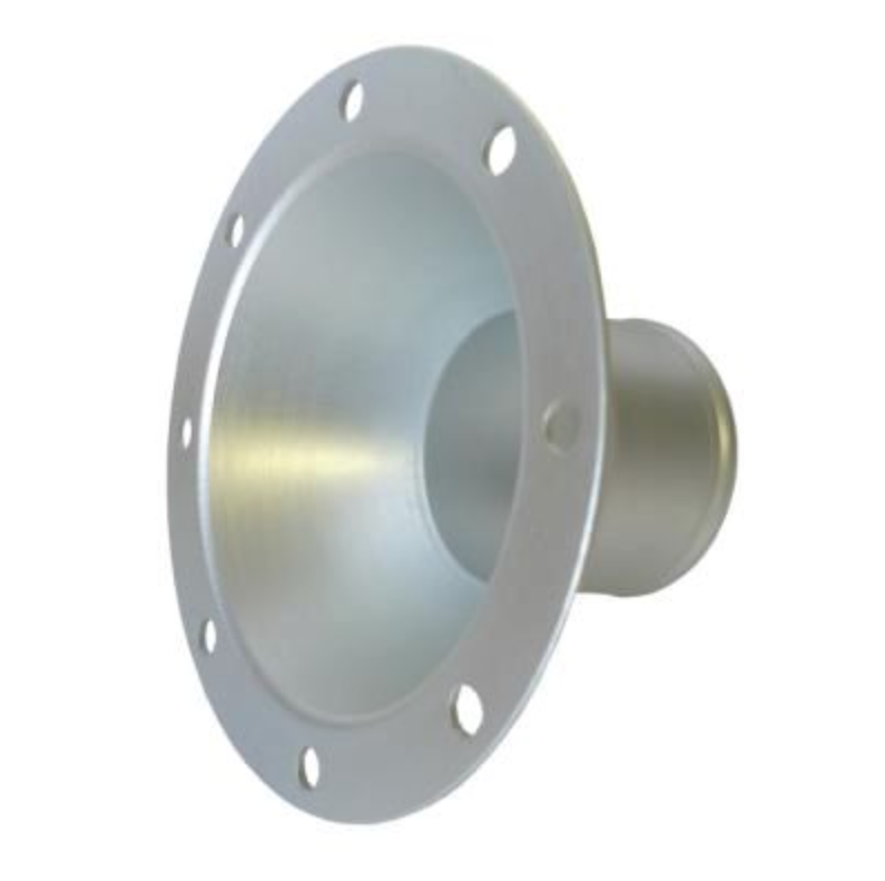 Newton Aluminium Einfülltrichter für 120 mm Tankdeckel 51 mm silber
