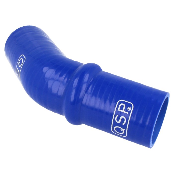 QSP Silikon Wulstverbinder - 45° Bogen - 102mm - Blau