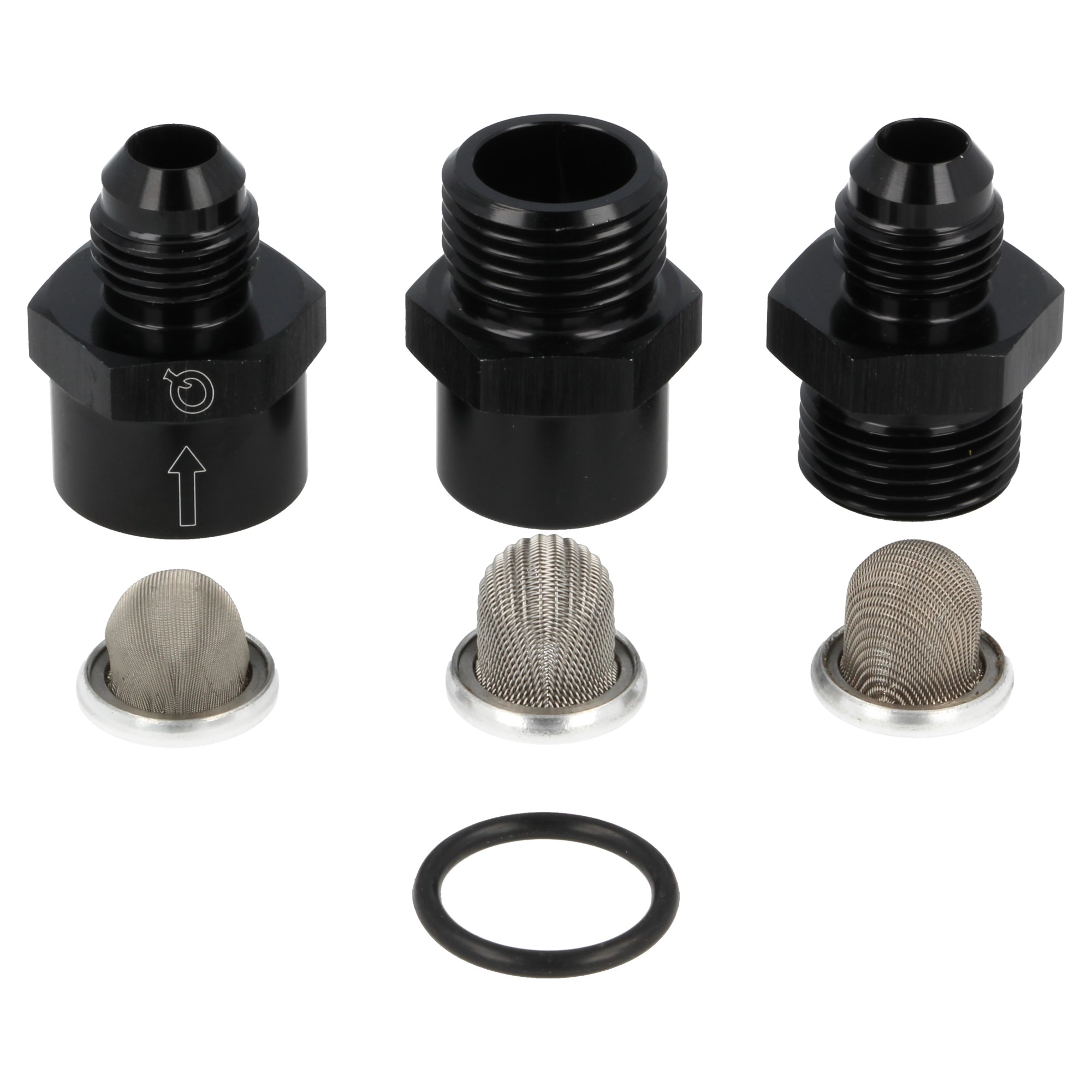 QSP Turbo Ölzulauf Filter DASH 4 AN04 Aluminium