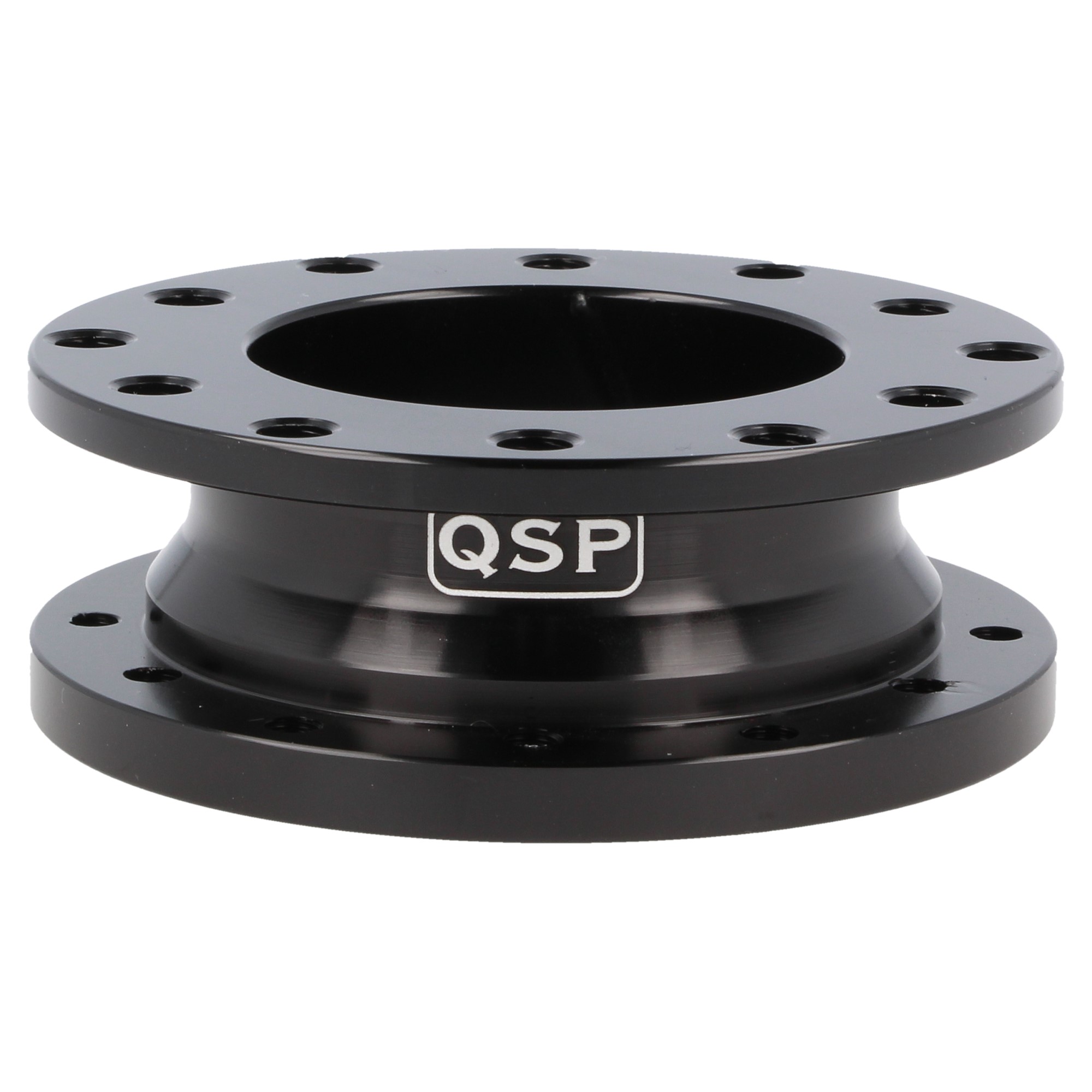 QSP Lenkradnaben-Verlängerung 30 mm Schwarz | 6x70 / 6x74 mm | Alu Adapter