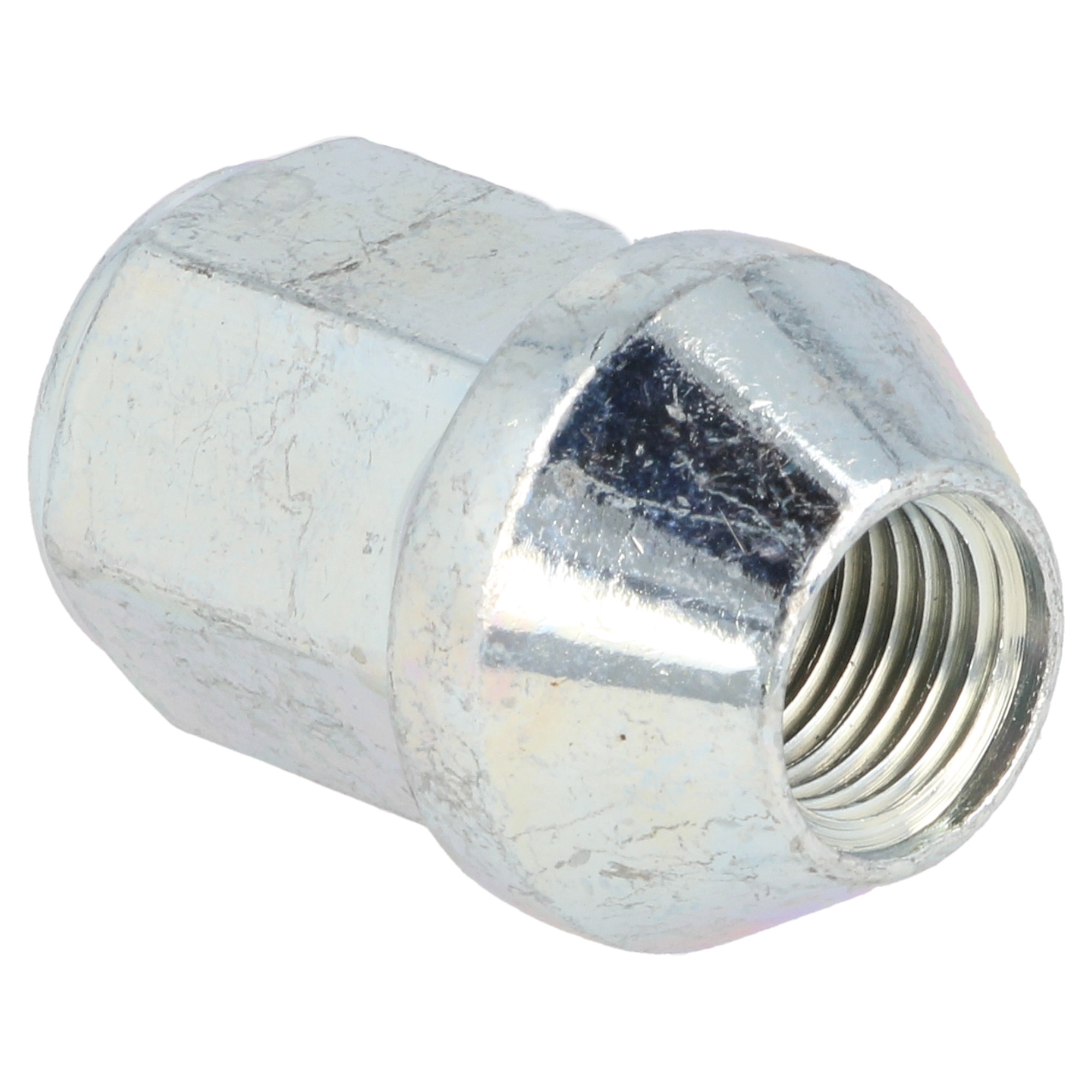 QSP Radmutter geschlossen konisch M12x1.25 silber
