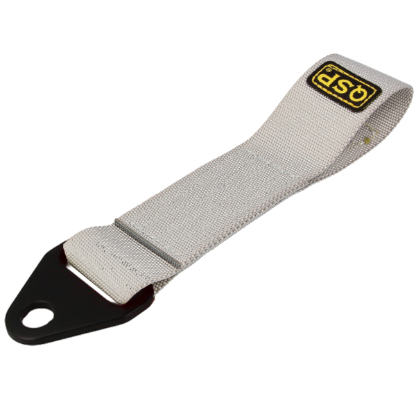 QSP Heavy Duty Abschleppschlaufe grau 20 cm FIA