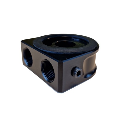 Mocal Billet Ölfilter Sandwichplatte M22 ohne Thermostat