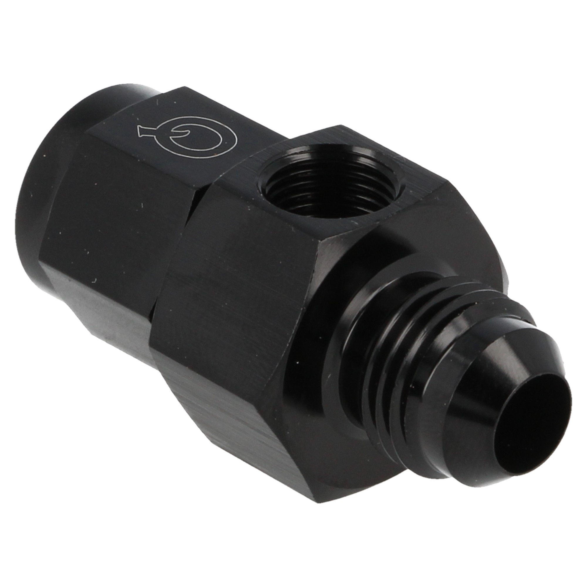 QSP Sensoradapter Dash 3 / AN3 Female auf Male für 1/8 NPT Sensor schwarz