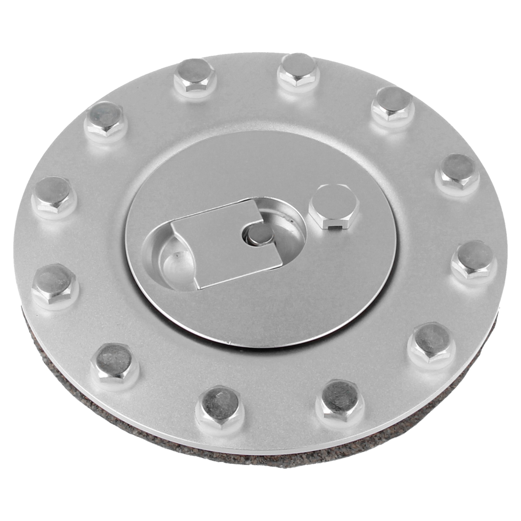 QSP Universal Tankdeckel Aluminium silber 140 mm
