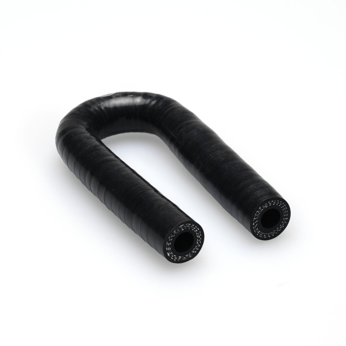 Silikonbogen 180°, 8mm, schwarz