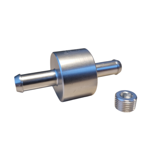 QSP Kraftstoffdruck Adapter 8 mm 1/8 NPT silber