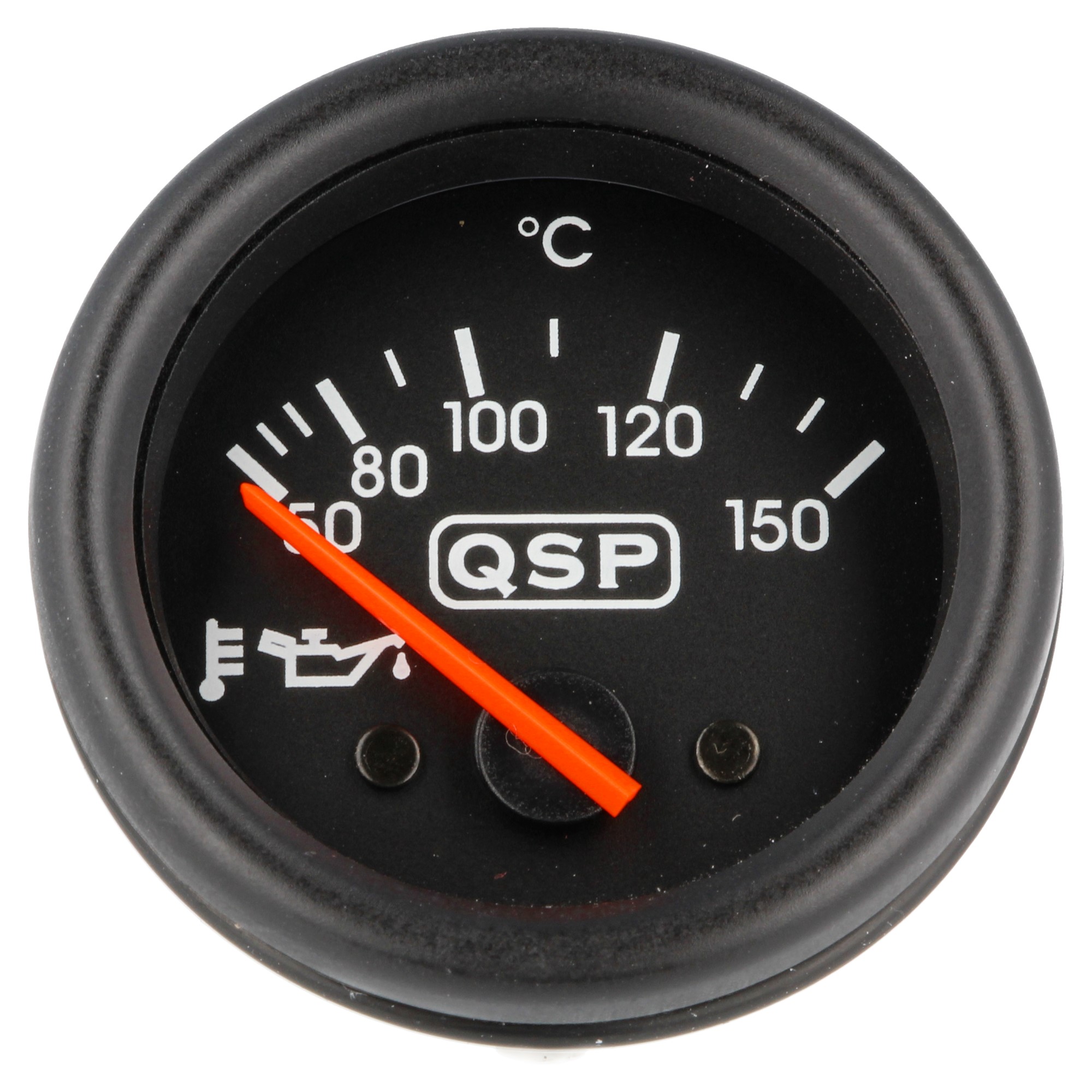QSP Öltemperaturanzeige 50-150°C 52mm schwarz