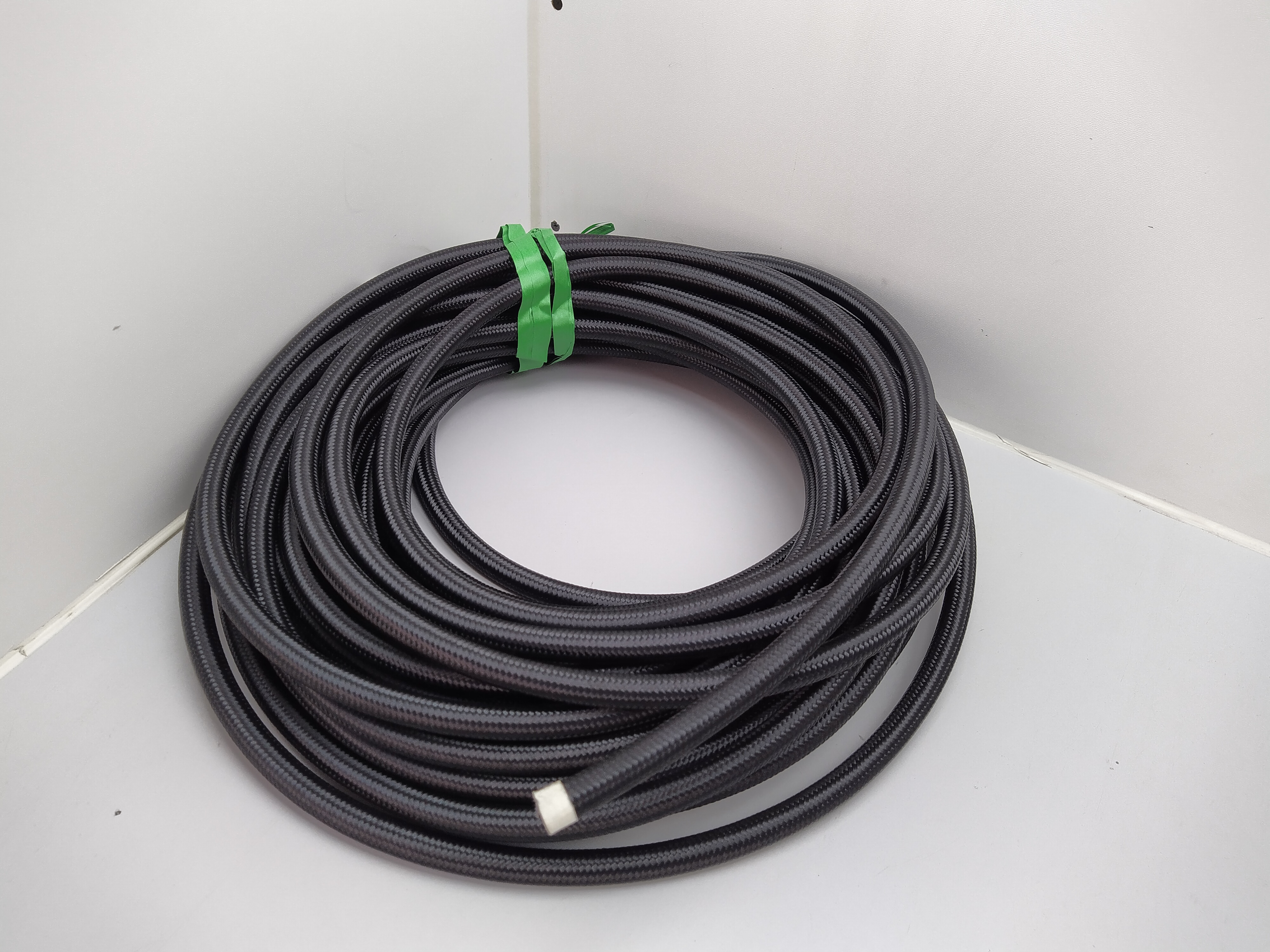 NBR Nylon Stahlflexleitung Dash 06 AN6 schwarz