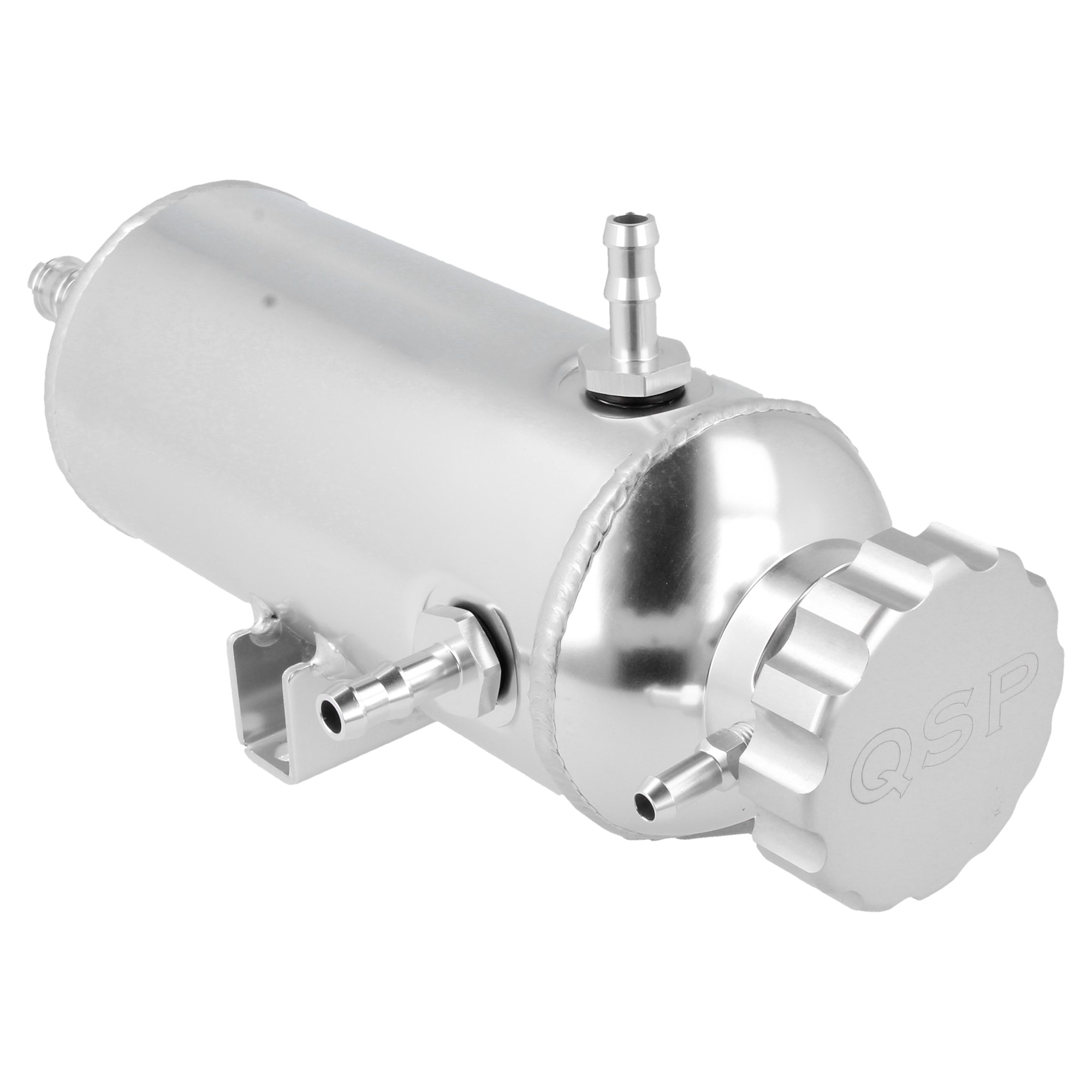 QSP Aluminium Kühlwasser Ausgleichsbehälter 0,75 Liter silber