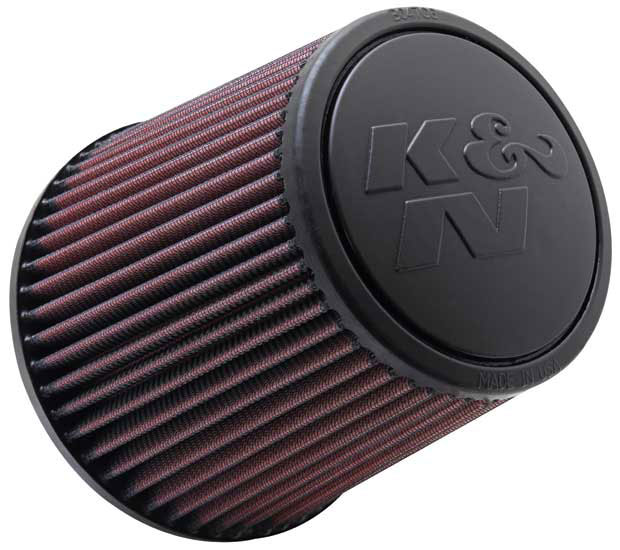 K&N RE-0930 HIGH-FLOW Sportluftfilter 76mm 3 Zoll Anschluss 152mm hoch konisch rot