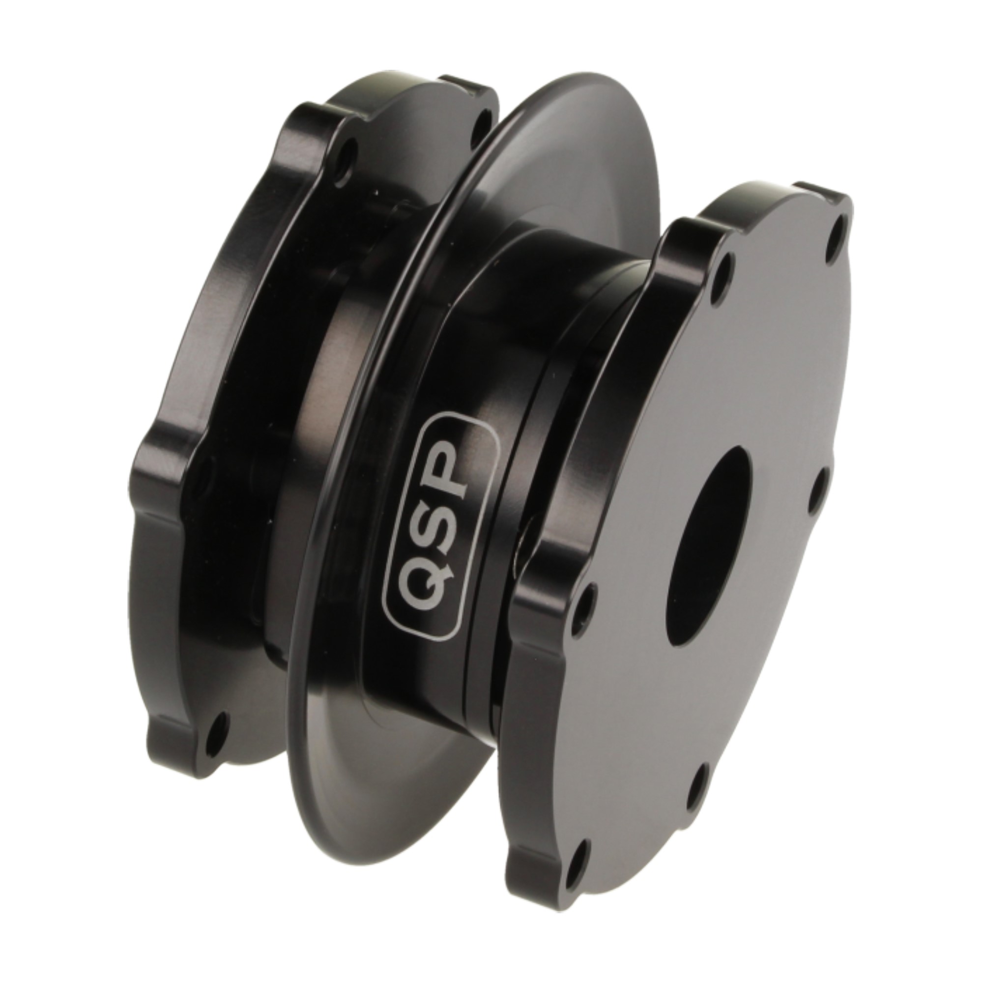 QSP Quick Release R10 Schwarz | Spielfrei | 6x70 mm | Lenkrad-Schnellverschluss
