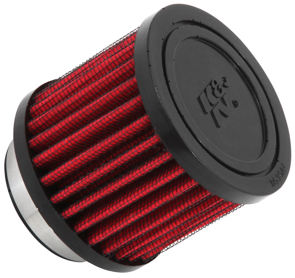 K&N 62-1470 Entlüftungsfilter 44mm Anschluss 64mm hoch schwarz