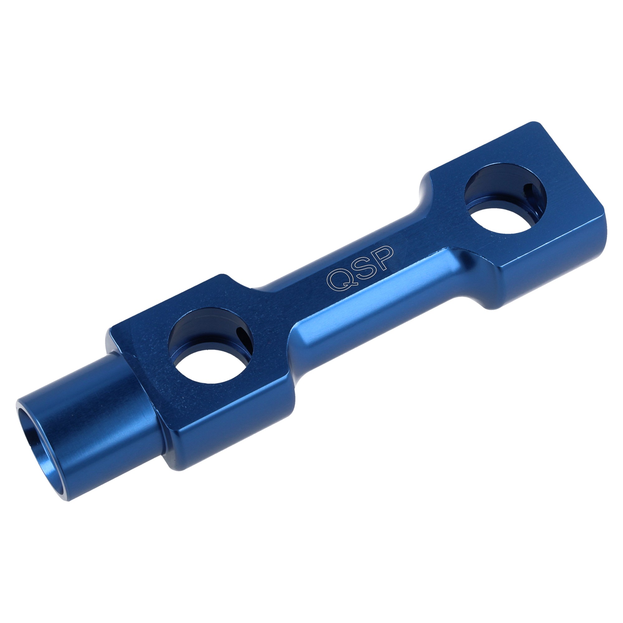 QSP Fuel Rail AN8 Dash 8 18 mm blau