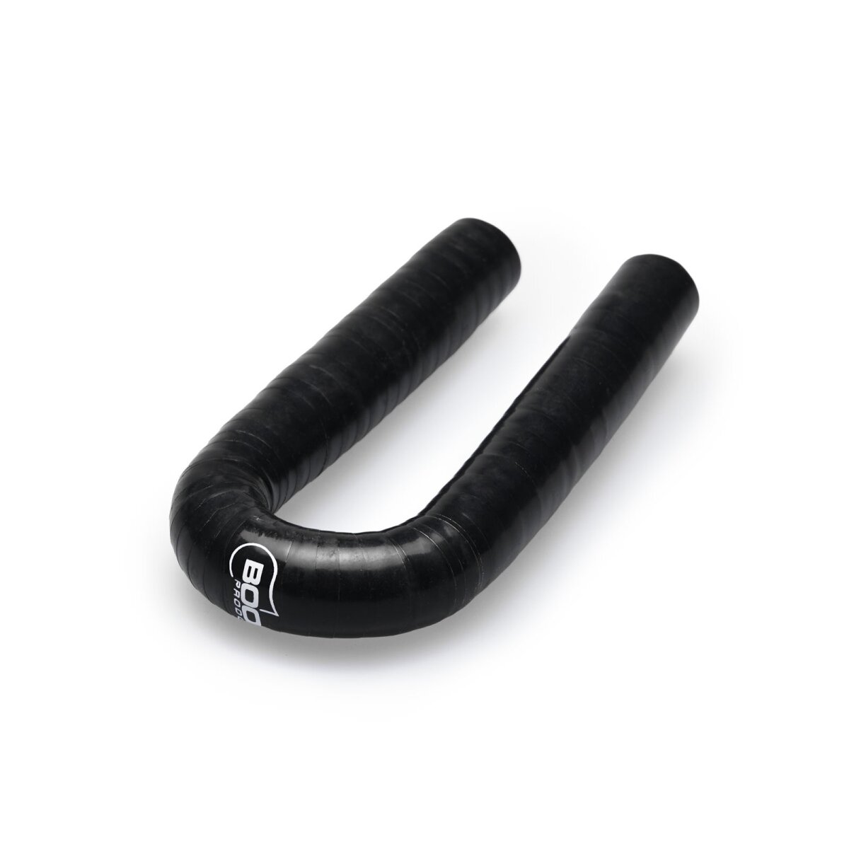 Silikonbogen 180°, 8mm, schwarz