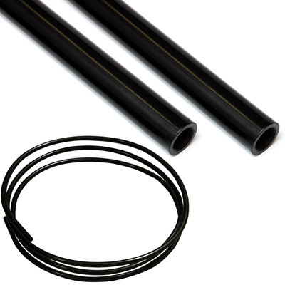 Aluminiumrohr schwarz eloxiert 12,7 mm 1/2 Zoll 2 Meter NEU