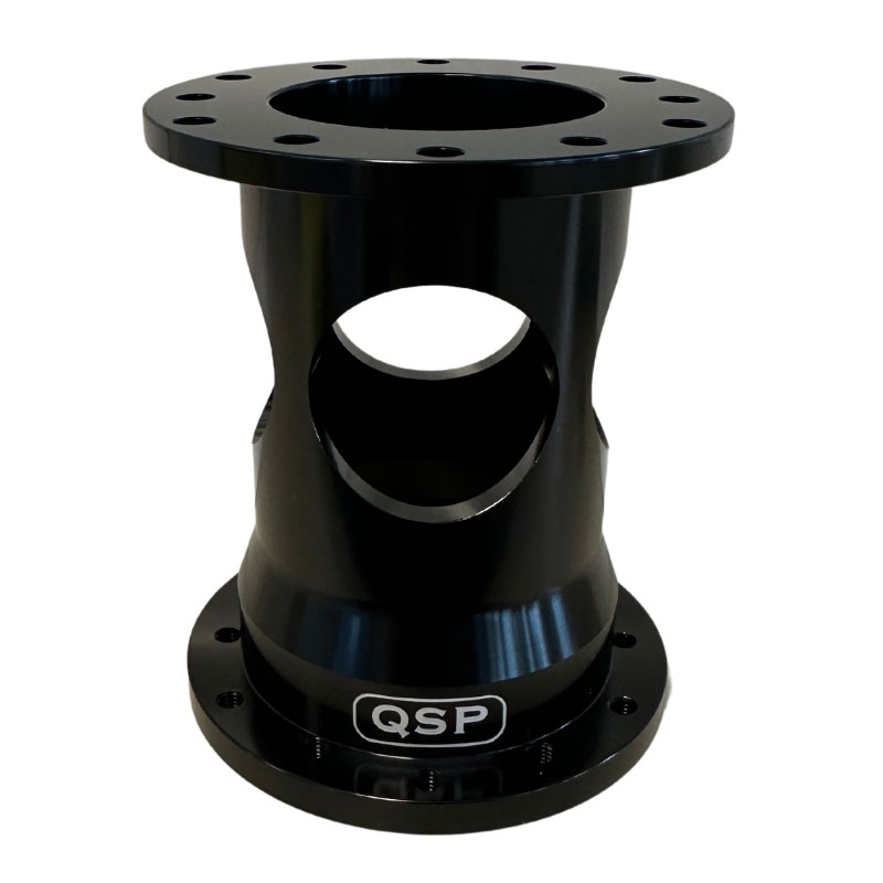 QSP Lenkradnaben-Verlängerung 100 mm Schwarz | 6x70 / 6x74 mm | Alu Adapter