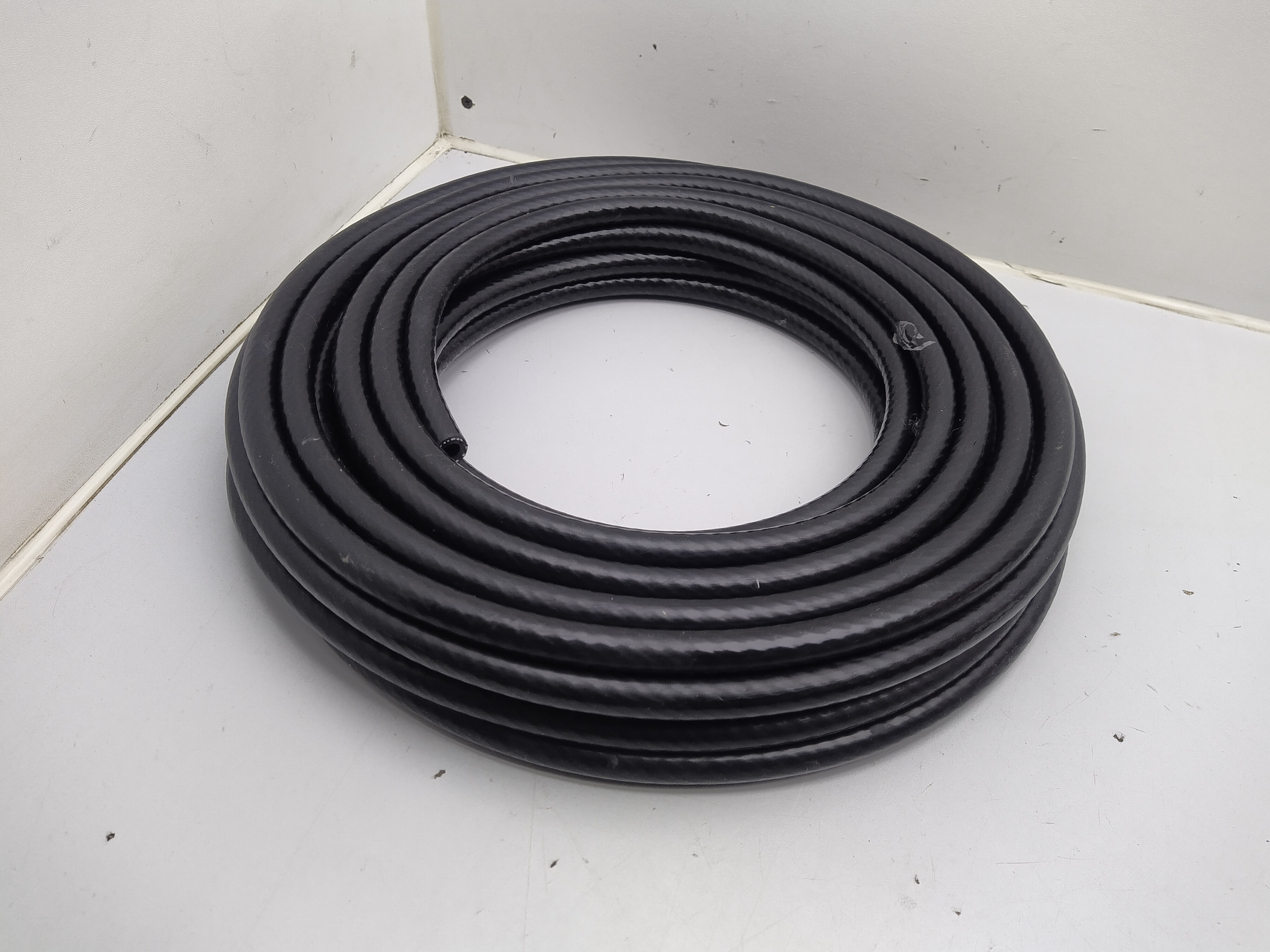 8mm Silikon Unterdruckschlauch verstärkt schwarz
