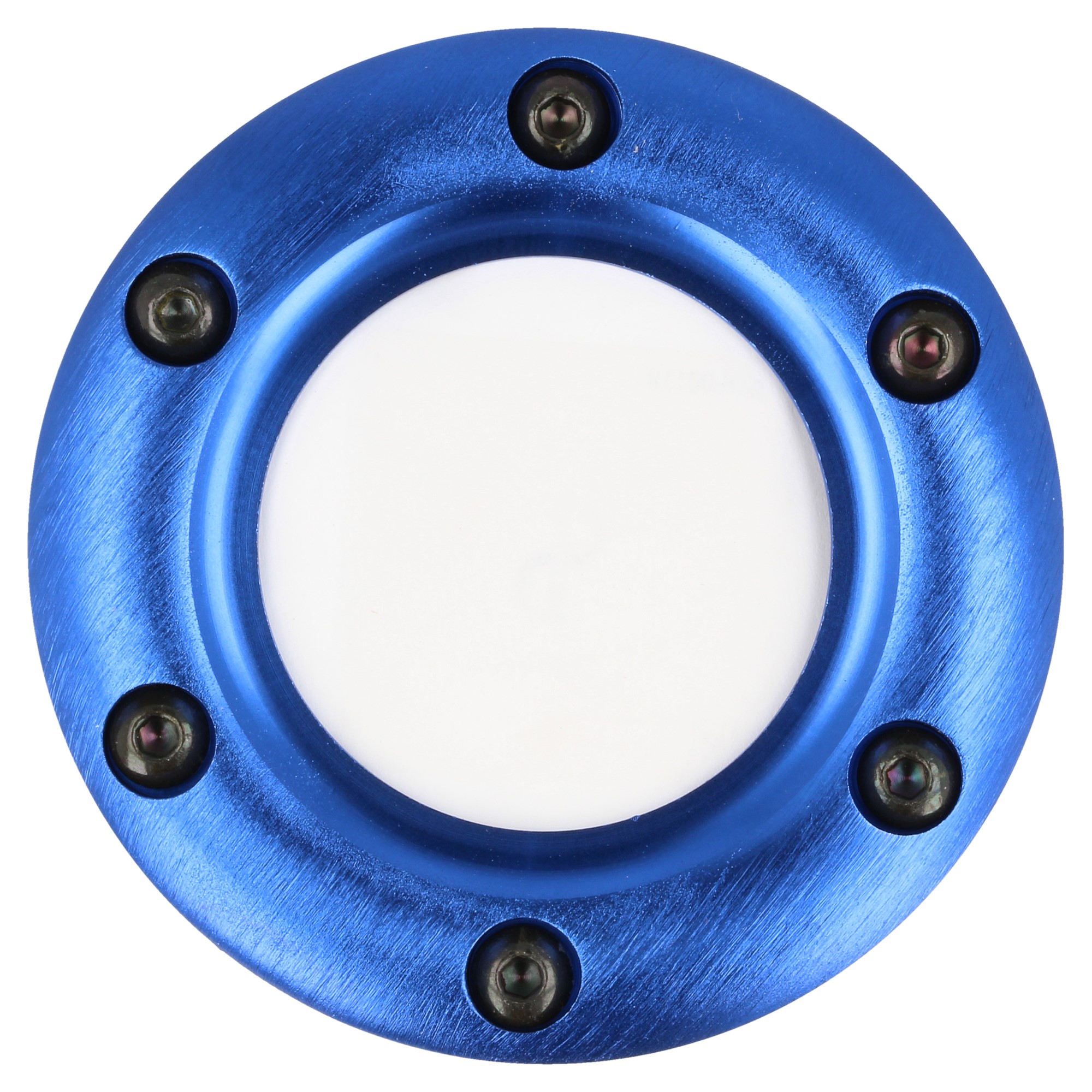 QSP Lenkradring Blau | Sportlenkrad Adapterring | inkl. längere Schrauben