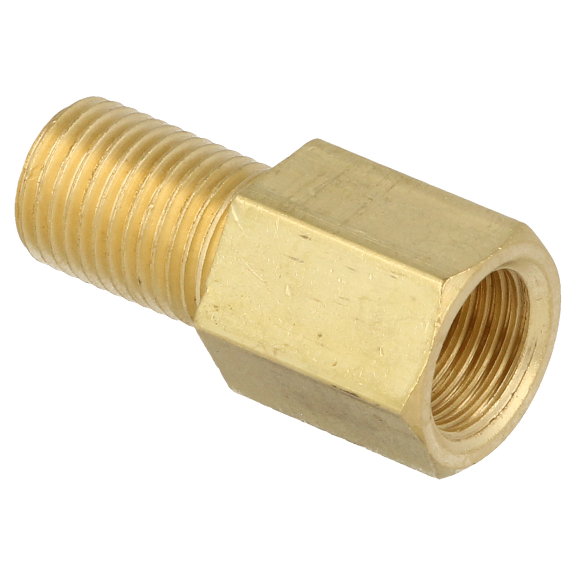 QSP Adapter für Bremse Messing M10x1.0 Female auf M10x1.0 Male