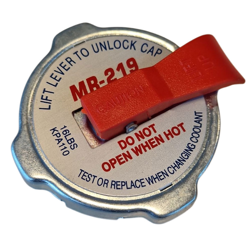 QSP Aluminium Kühlerdeckel 42 mm mit Hebel 1,1 Bar silber