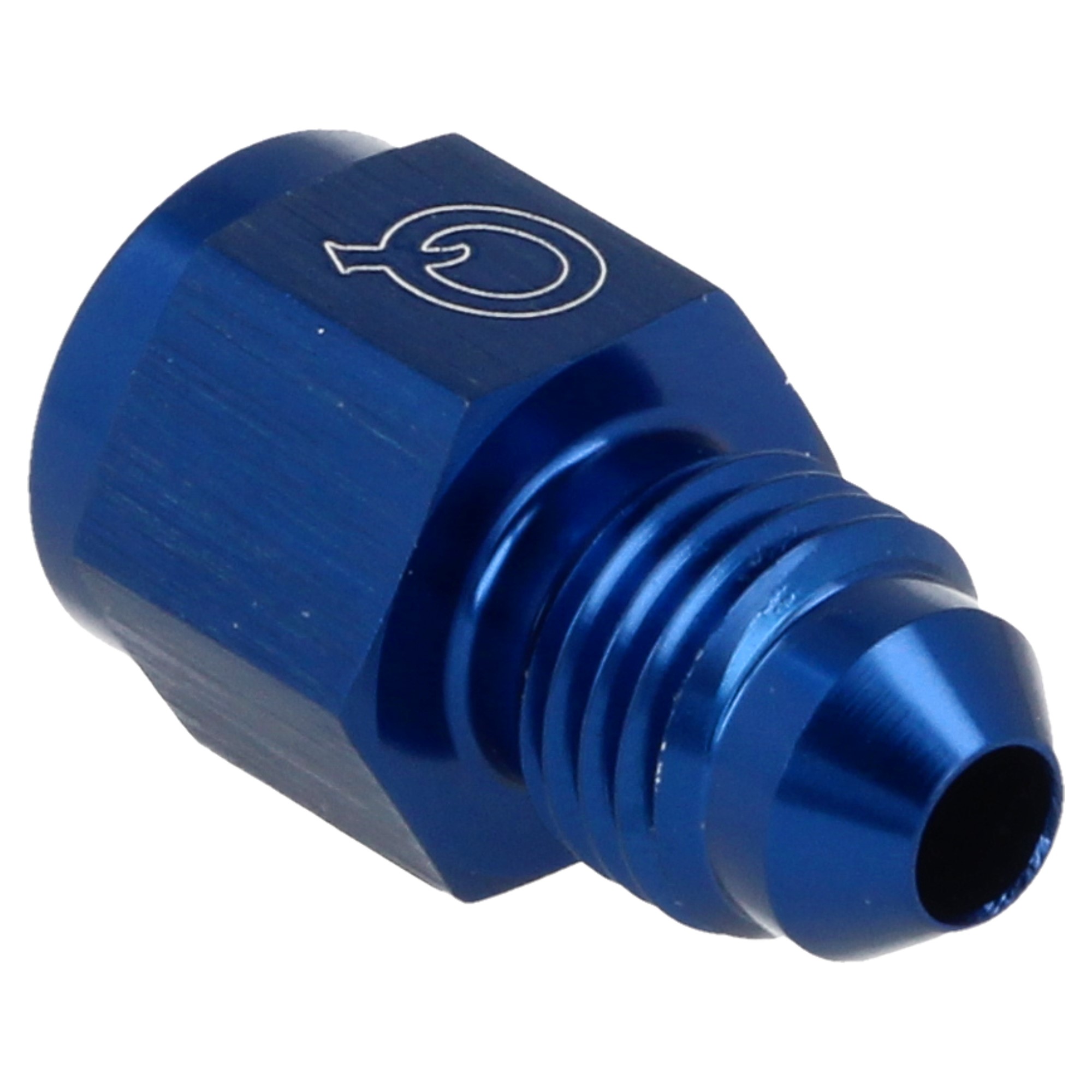 QSP Adapter Dash 4 / AN4 Male auf 1/8 NPT Female blau