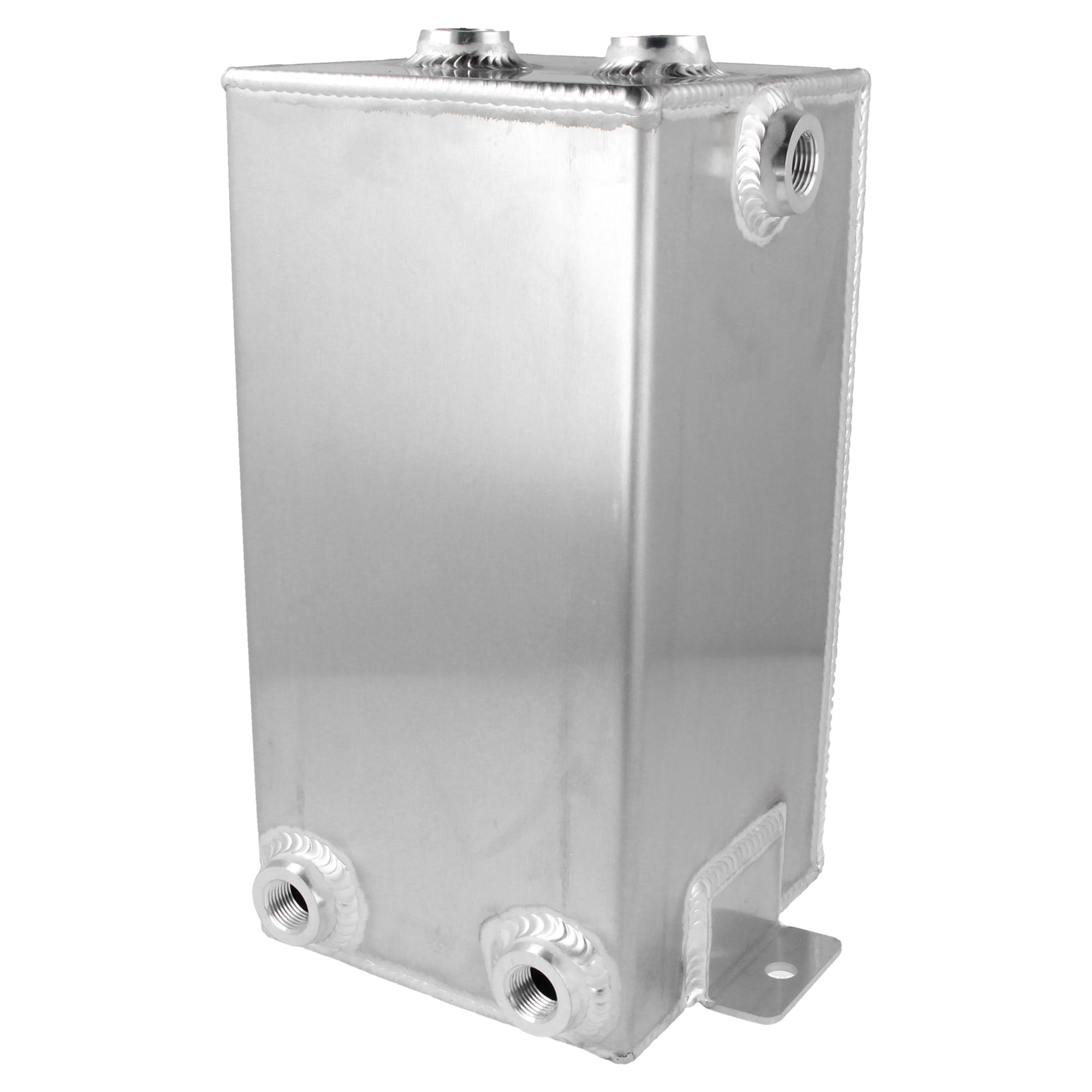 QSP Aluminium Catchtank Benzin 4 Liter AN08 Dash 8 silber