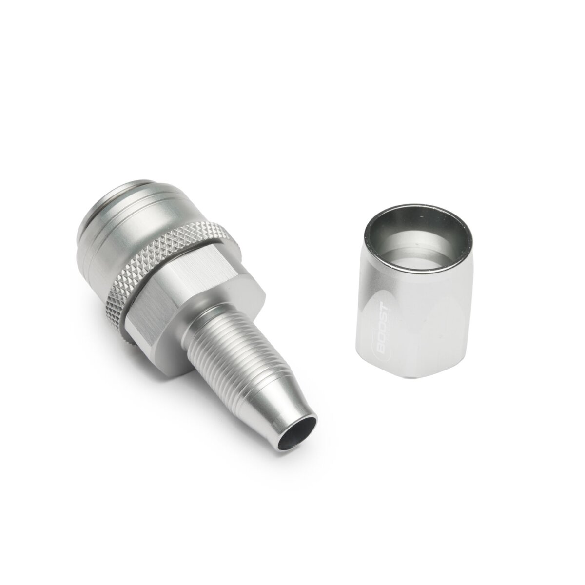 Quick Click Schlauchanschluss Fitting weiblich Dash 8 / -08 AN - gerade - silber matt