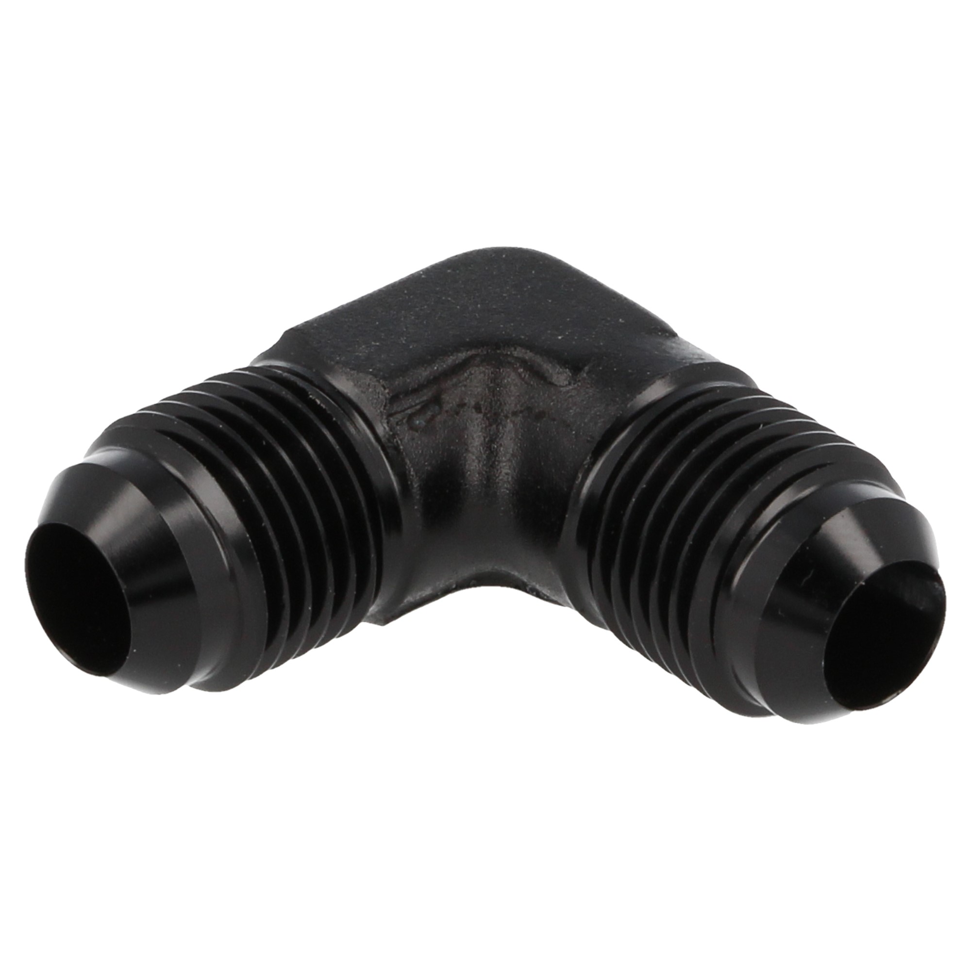 QSP Aluminium Adapter männlich 90° AN12 Dash 12 schwarz