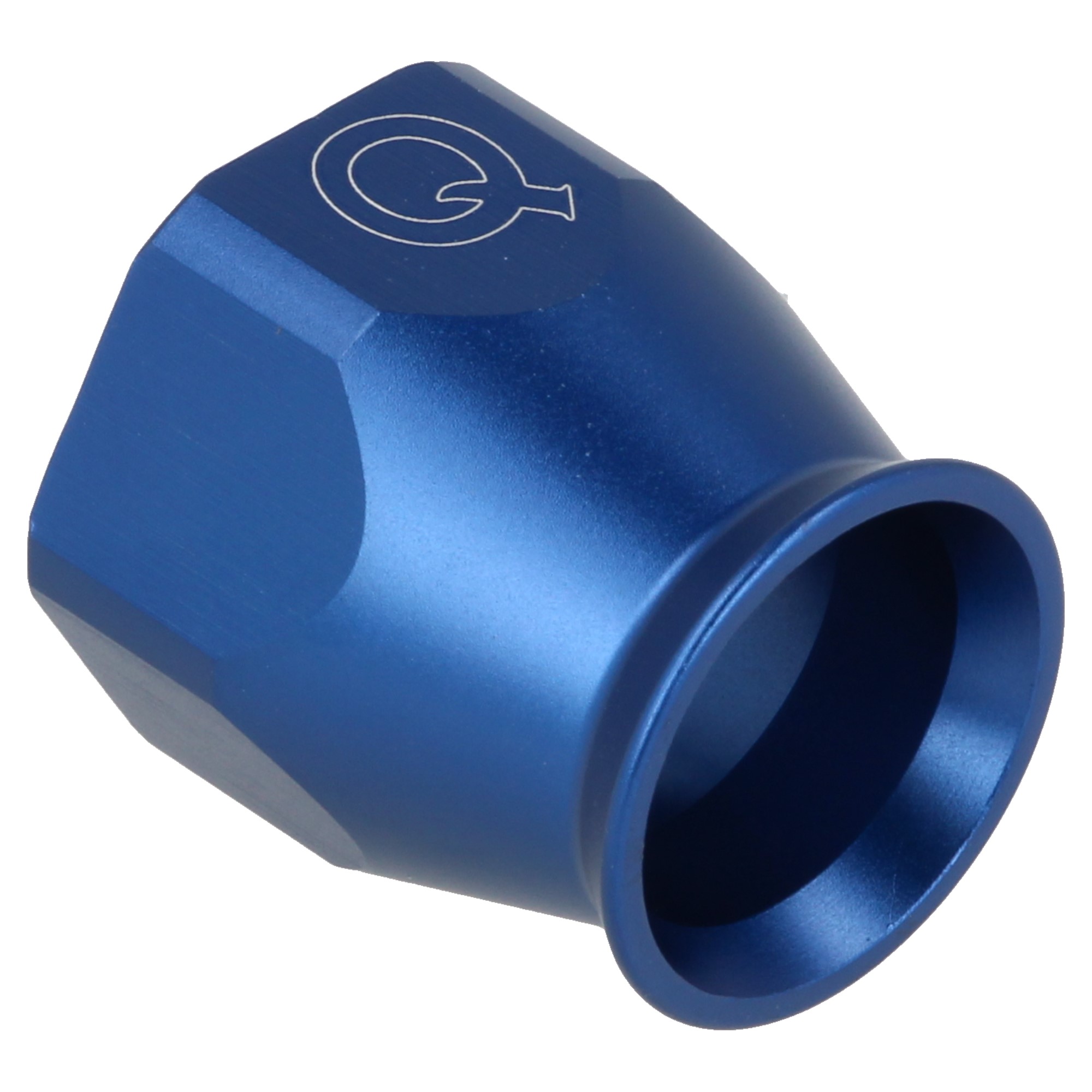 QSP Fitting Kopfteil PTFE AN4 Dash 4 blau