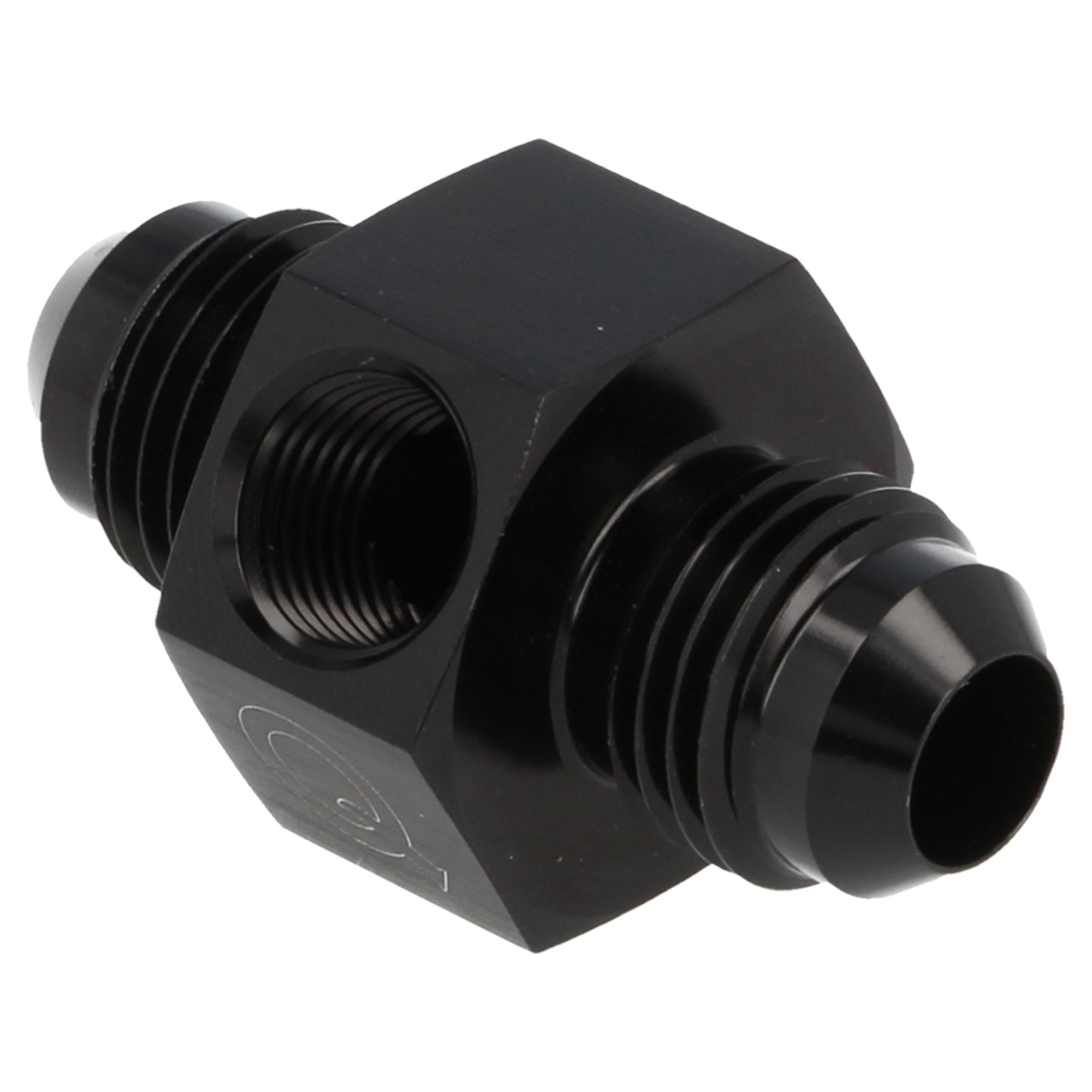 QSP Sensoradapter Dash 4 / AN4 Male - Male für 1/8 NPT Sensor schwarz