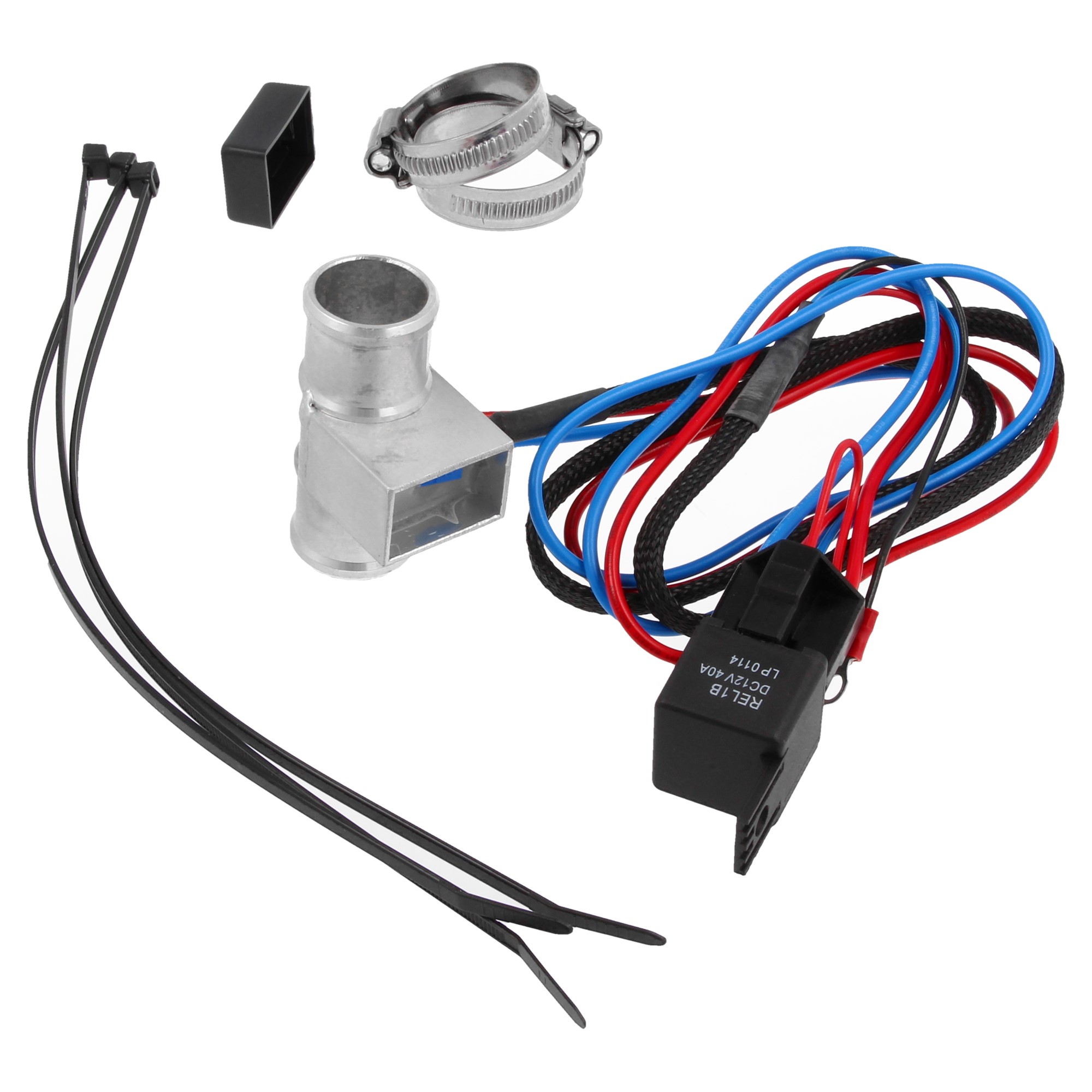 QSP elektronischer Lüfterregler 25mm 12V 70-120°C einstellbar Fan Controller