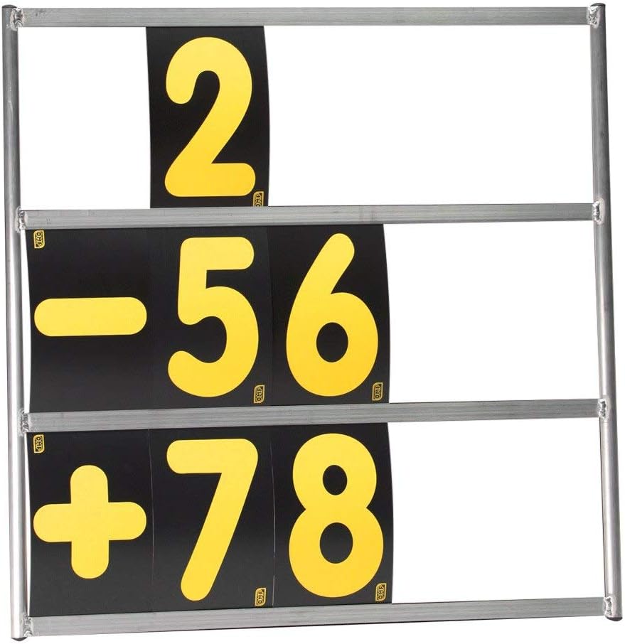 OMP Tripla Boxentafel 3-reihig 72x72 cm Aluminium 24 Karten