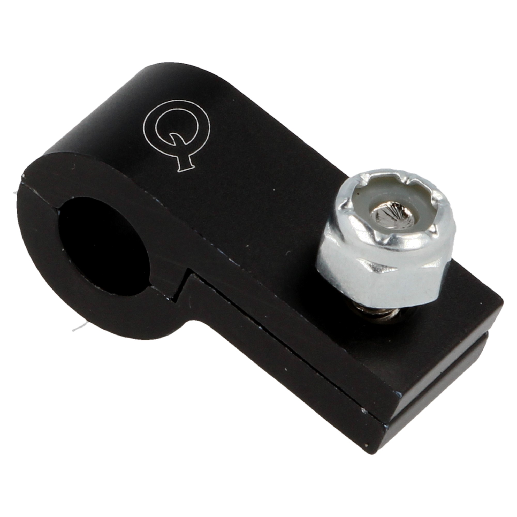 QSP Aluminium P-Clip Luxus Rohrschelle 6.4mm schwarz