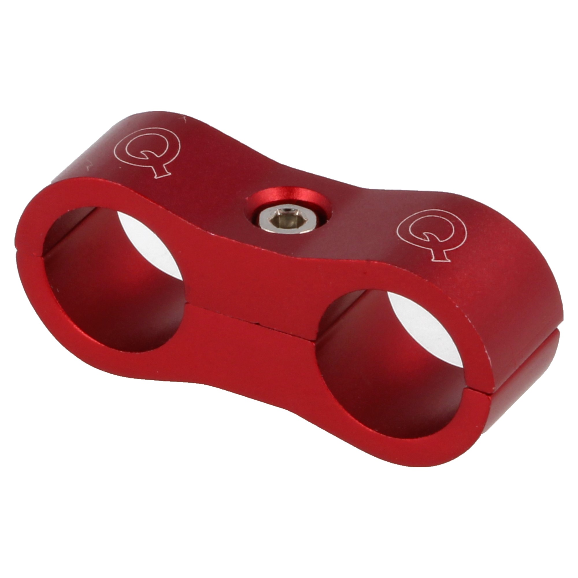 QSP Schlauchhalter  PTFE AN3 Dash 3 rot