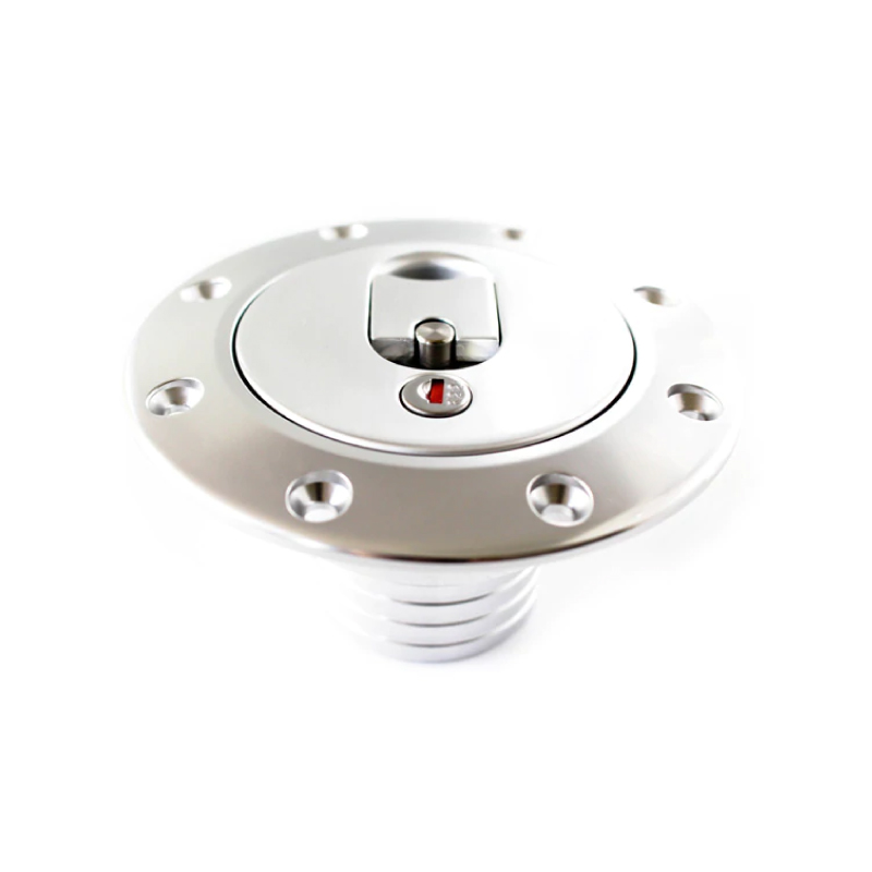 Newton Aluminium Tankdeckel 3 Zoll abschließbar silber