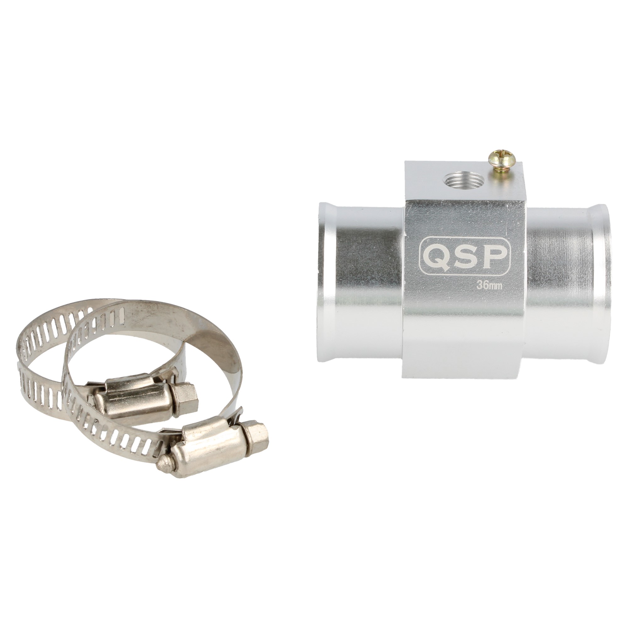 QSP T-Adapter für 1/8 NPT sensor - 26mm - Silber