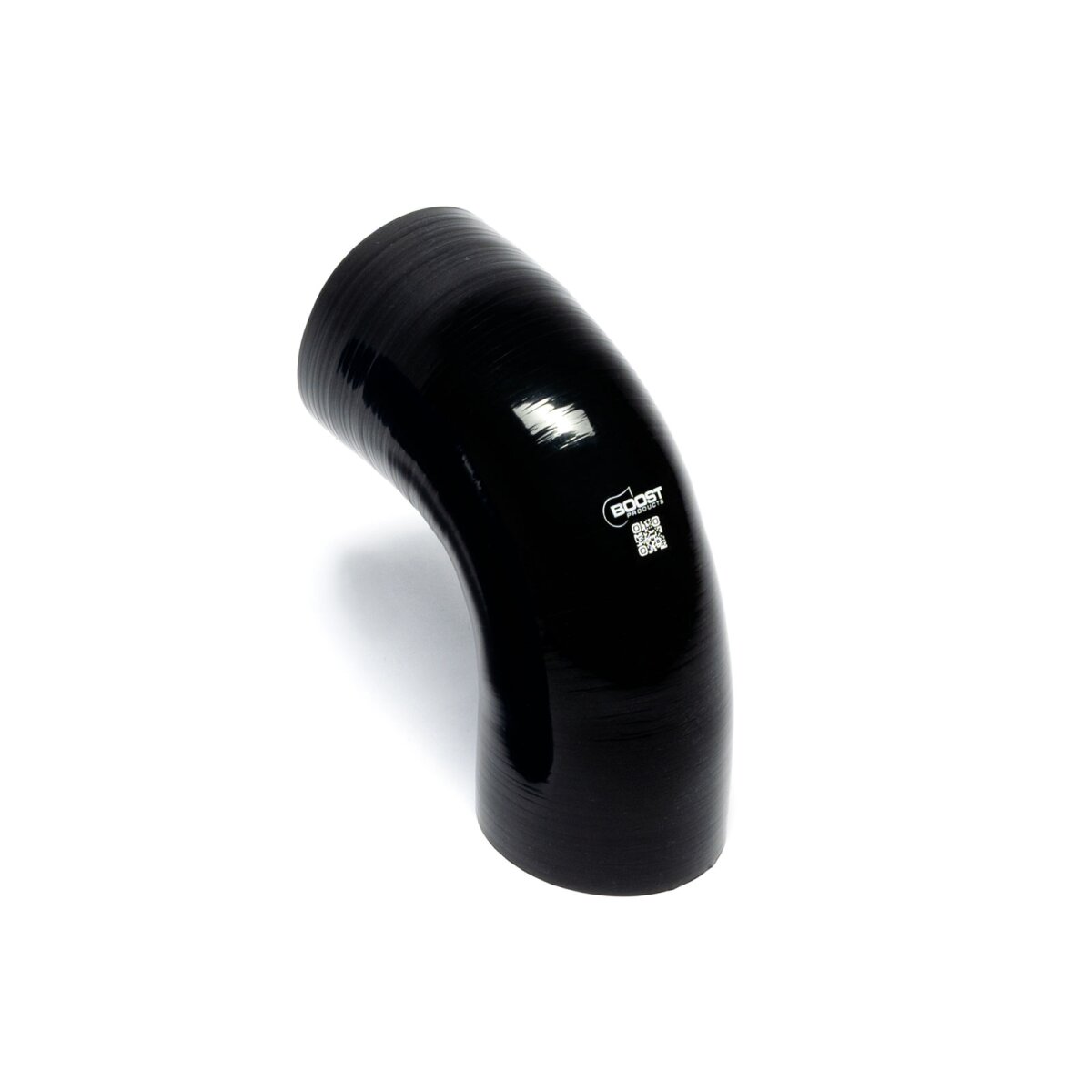 Silikonbogen 90°, 10mm, schwarz