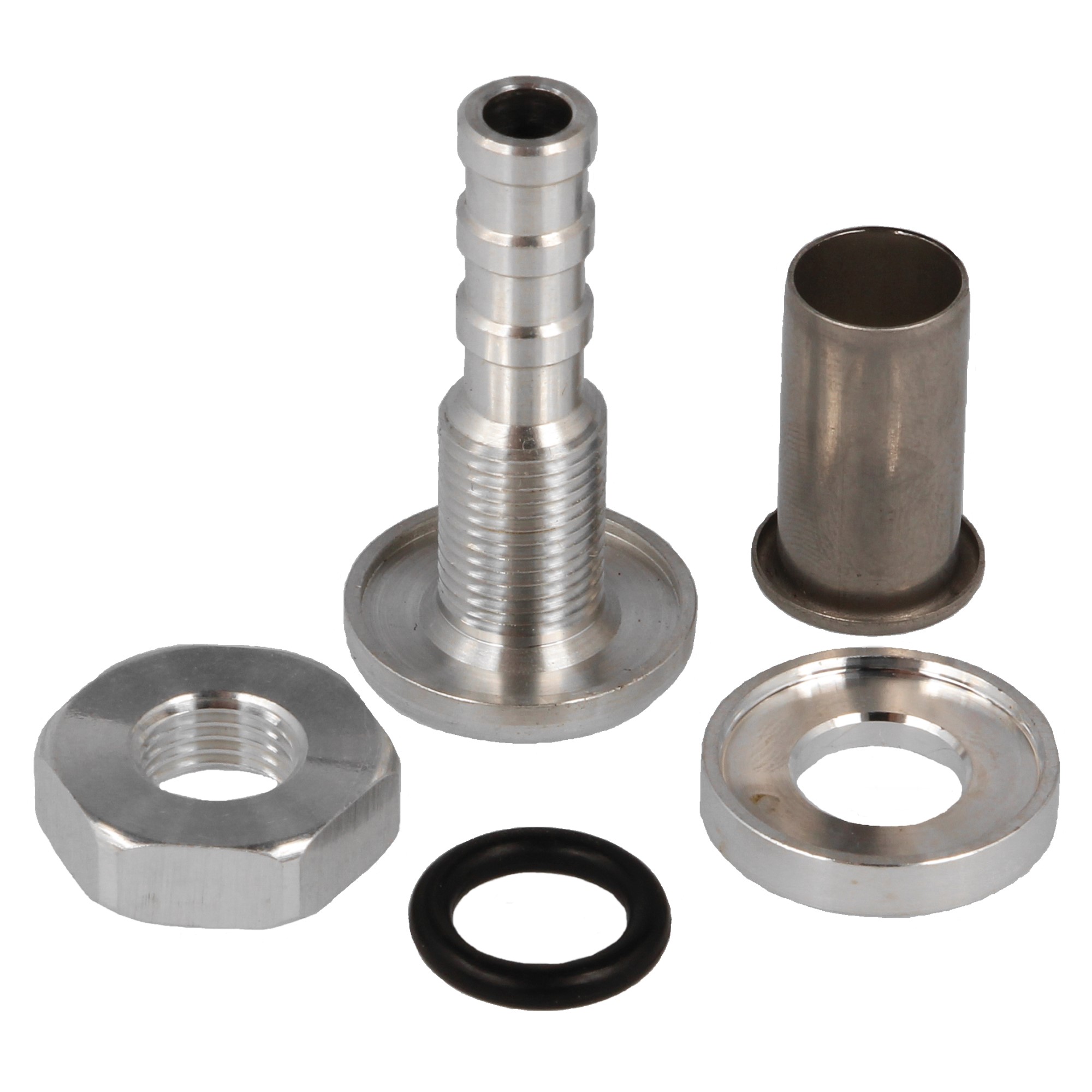 QSP selbstverschließender Fitting 8mm Aluminium