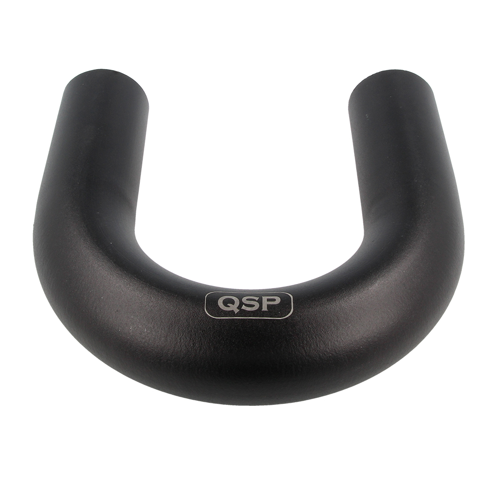 QSP Aluminium Schlauchverbinder 180° Ø51mm (2.0") Schwarz Ladeluft Turbo Intercooler